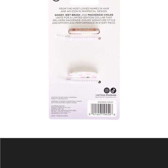 Mackenzie Childs wet brush hair clips (2) main image 8